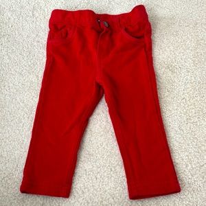 Cat and Jack. Red pants . 12 months